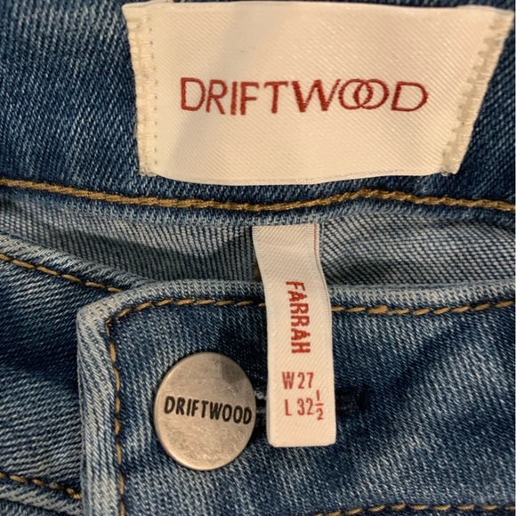 NWOT Driftwood Farrah jeans - Picture 3 of 3